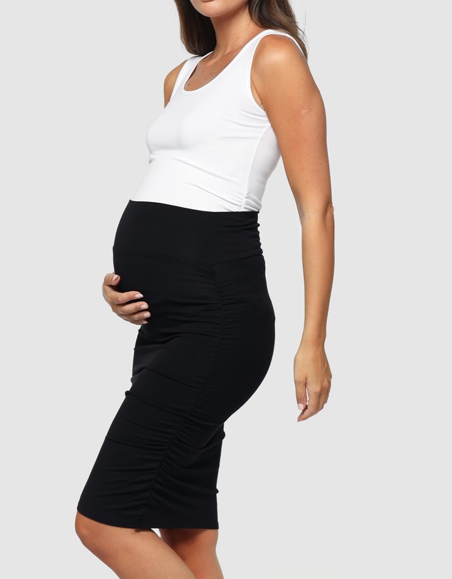 Bamboo Body - Ruched Bamboo Skirt