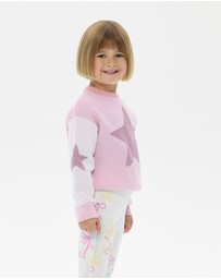 Rock Your Kid - Metallic Stars Lacey Jumper