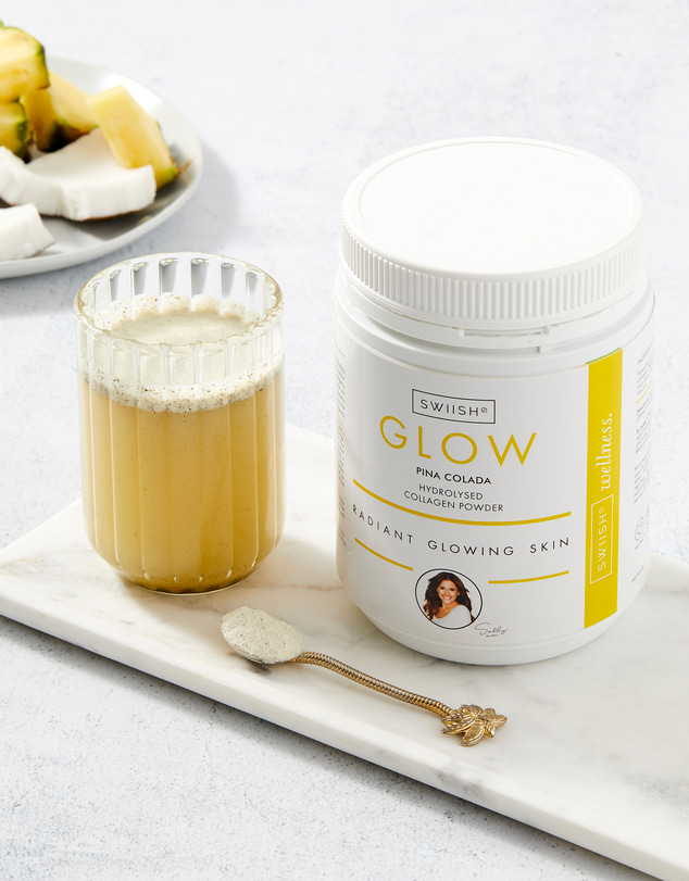 SWIISH - Glow Pina Colada Hydrolysed Collagen Powder