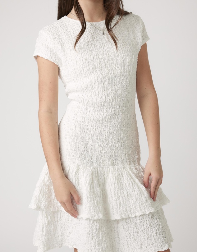 Decjuba Kids - Alessia Textured Mini Dress - Teens