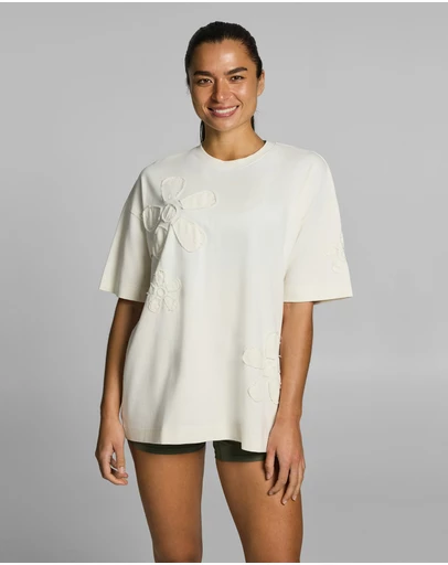 Rockwear - Bloom Applique Baggy Cotton Tee