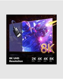 Ugreen - UGreen 8K DP 1.4 Cable UGREEN 2m Gaming 4K 144Hz
