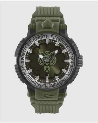 Plein Sport - PLEIN TIGER POWER 45mm Green dial with Green strap