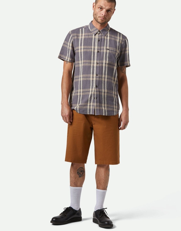 Brixton - Charter Linen Blend Short Sleeve Shirt