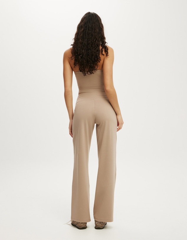 Cotton On Body Active - Ultra Soft Tie Front Wide Leg Pant