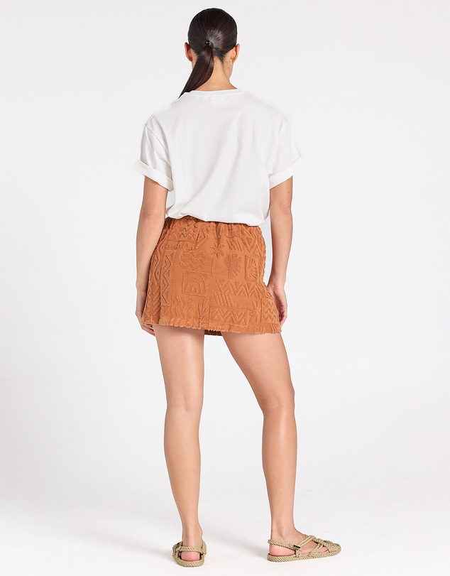 Poolside Paradiso - Mai Tai Bella Skirt - Cinnamon