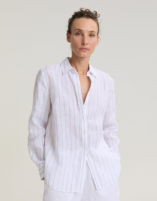 Sportscraft - Dahlia Stripe Linen Shirt