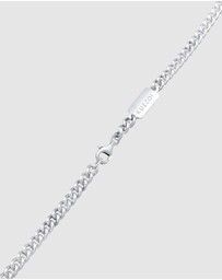 Kuzzoi - ICONIC EXCLUSIVE - Necklace Men Armor Robust Basic in 925 Sterling Silver