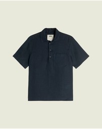 OAS Company - Dark Navy Girona Linen Shirt
