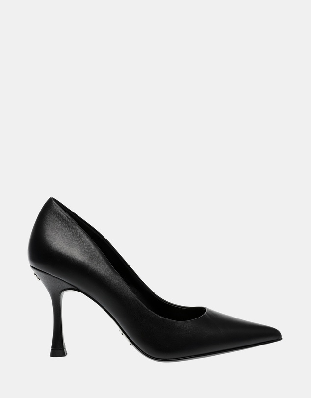 Steve Madden - Can-Do Black Leather Heels