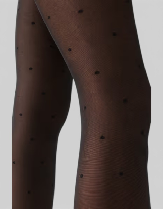 High Heel Jungle - Le Dot Sheer Tights - Black