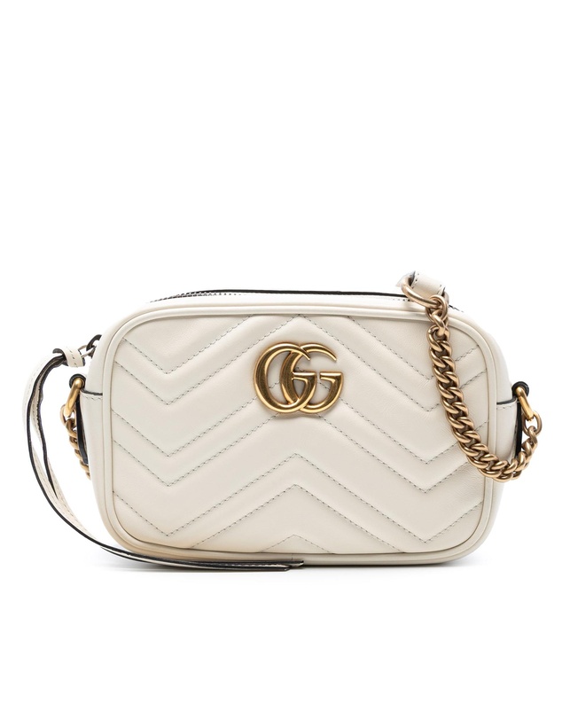 Pre-Loved by Azura Reborn - Pre-Loved Mini GG Marmont Matelasse Leather Crossbody