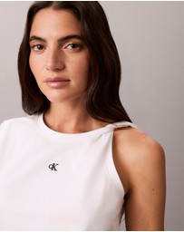 Calvin Klein Jeans - Cooling Jersey Twist Shoulder Tank Top