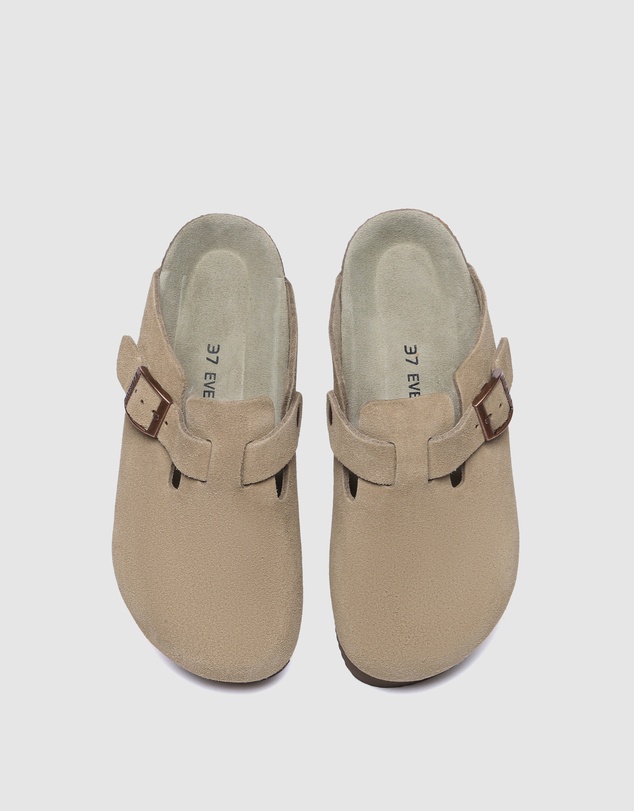 EVERAU - EverAU Ugg Brooklyn Platform Cow Suede Upper Clogs