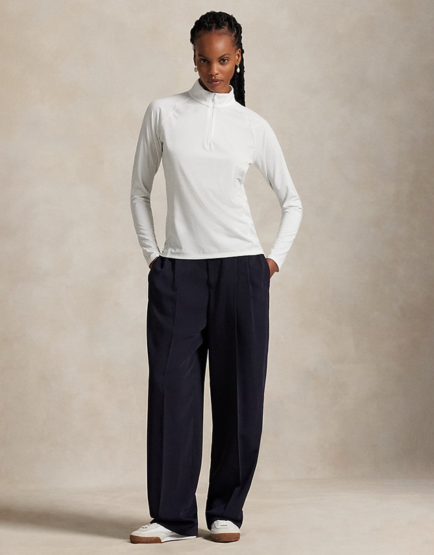 Polo Ralph Lauren - Stretch Jersey Quarter-Zip Top