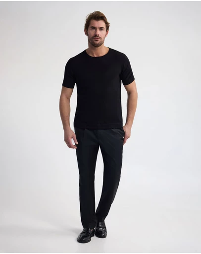 Oxford - Theodore Crew Neck Knitted T-Shirt