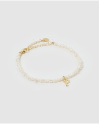 Miz Casa and Co - Pearl Letter P Bracelet