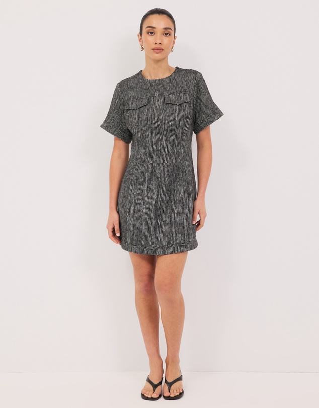 Calli - Henderson Tweed Mini Dress