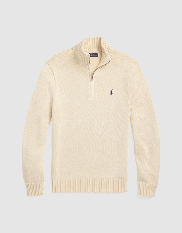 Polo Ralph Lauren - Cotton Quarter-Zip Sweater