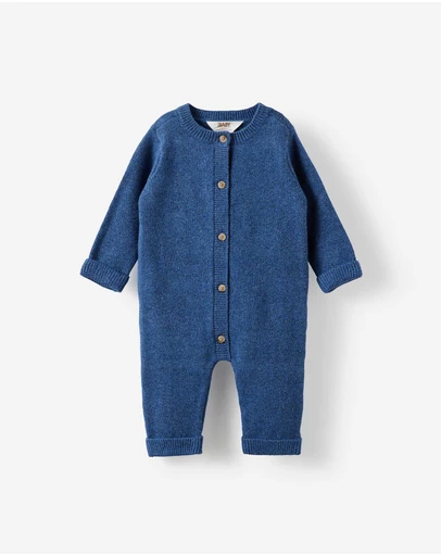 Cotton On Kids - Baby Organic Blend Knit Long Sleeve Romper