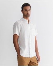 Sportscraft - Short Sleeve Linen Shirt