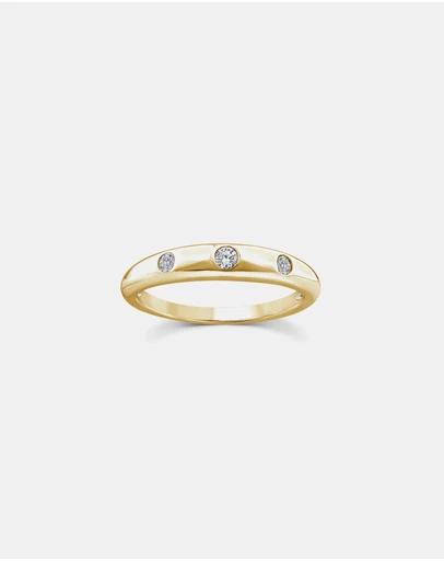 Zoe Olivia - 9K Gold Lab Grown Diamond Ring
