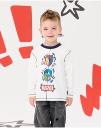 Rock Your Kid - Marvel LS Tee - Kids-Teens