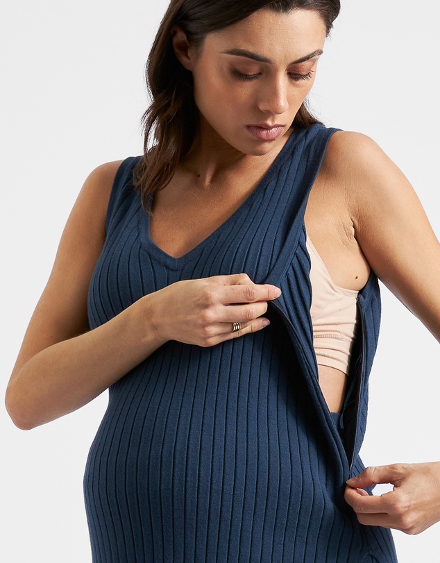 Ripe Maternity - Sophie Rib Knit Nursing Top