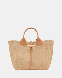 Longchamp - Le Roseau Raphia Top Handle Bag