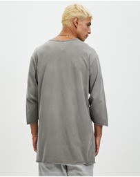 Surrounded By Ghosts - The Alloclasite Relaxed 3/4 Sleeve T-Shirt