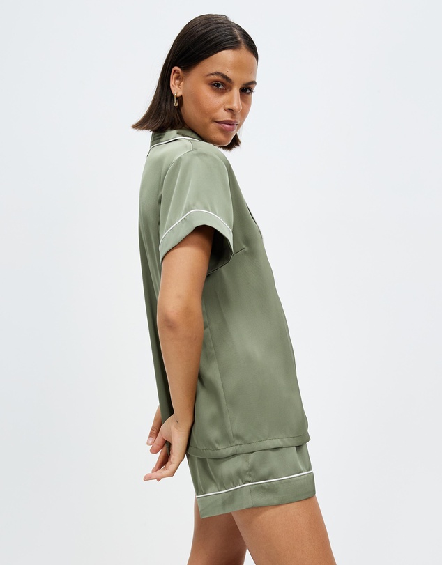 Atmos&Here - Lilah Short Satin PJ Set