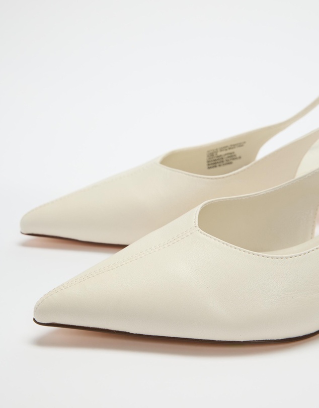 Atmos&Here - Stephanie Leather Sling Back Heels