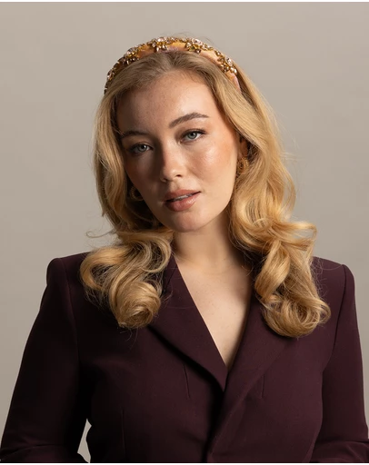Morgan & Taylor - Soleil Headband in Gold