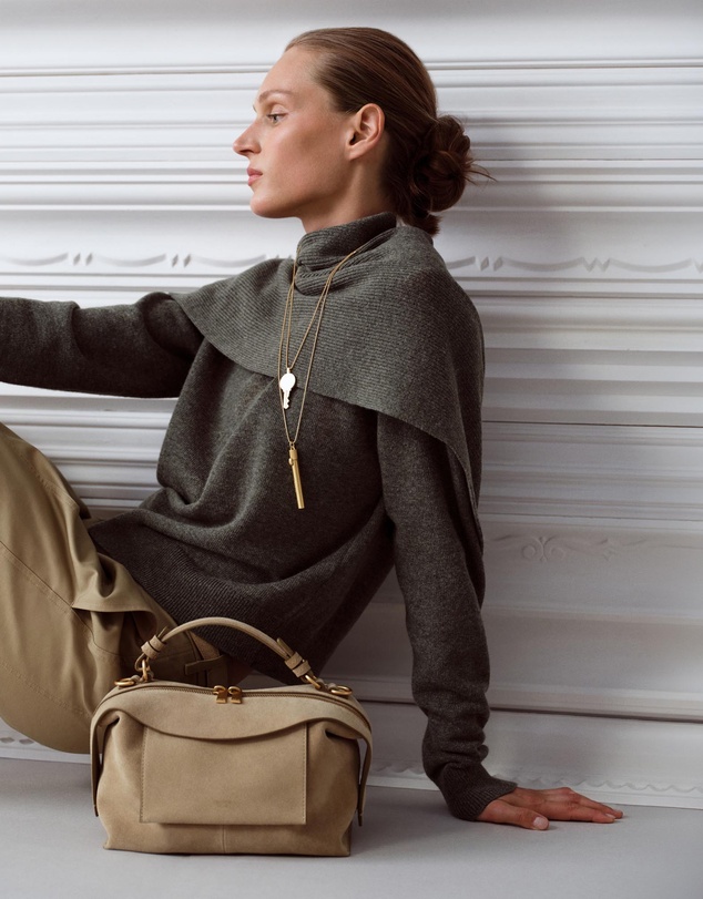 Oroton - Wrap Scarf Knit Jumper