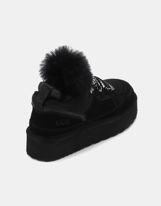 AusWooli Ugg Boots - Hamilton Sheepskin Wool Urban Chic Lace Sneakers