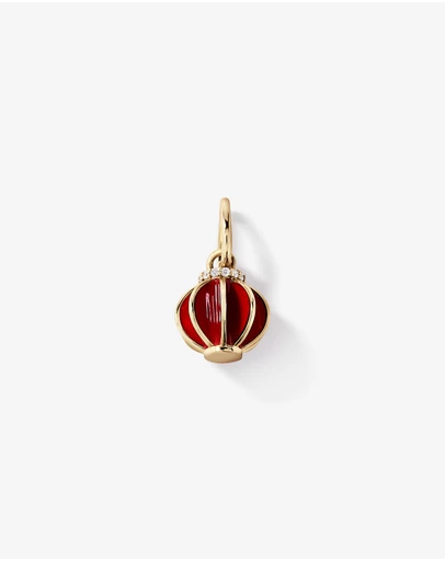 Michael Hill - Lunar Lantern Pendant with Diamonds in 10kt Yellow Gold