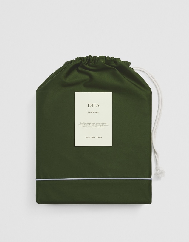 Country Road - Dita Organically Grown Cotton Super King Quilt Cover