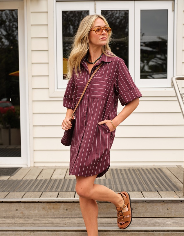Ceres Life - Sara Mini Shirt Dress