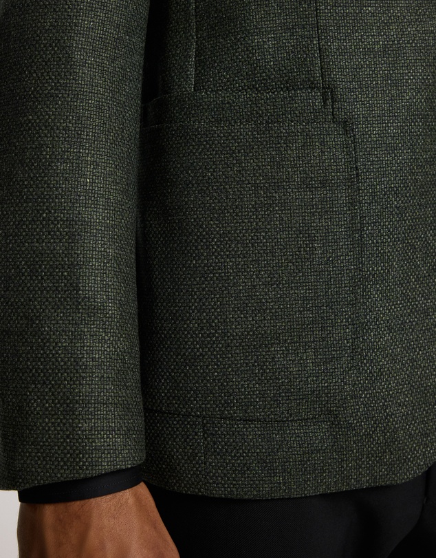 Calibre - Hopsack Wool Blazer Khaki