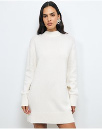 AERE - Elora Wool Blend Knit Dress