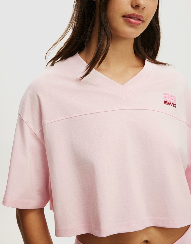 Cotton On Body Active - Cropped Graphic Sporty Tee