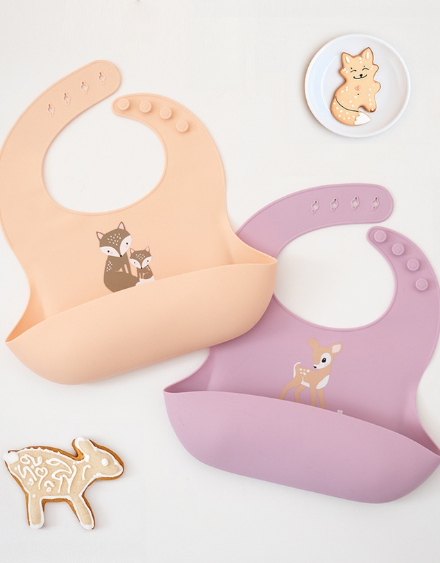 Playground - Silicone Bib - Fox