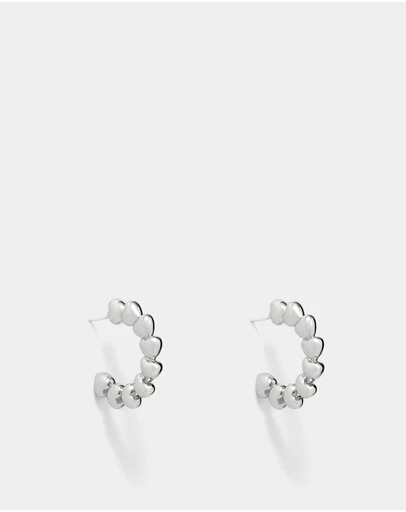 MIMCO - Fated Heart Hoop Earrings