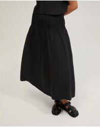 Oxford - Astra Pin-Tuck Skirt