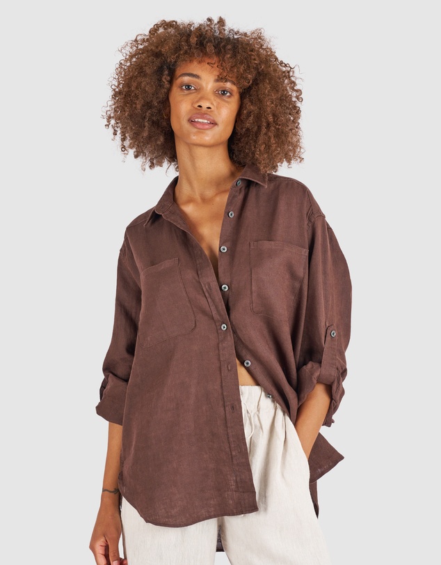CAMIXA - Luna Oversize Linen Shirt