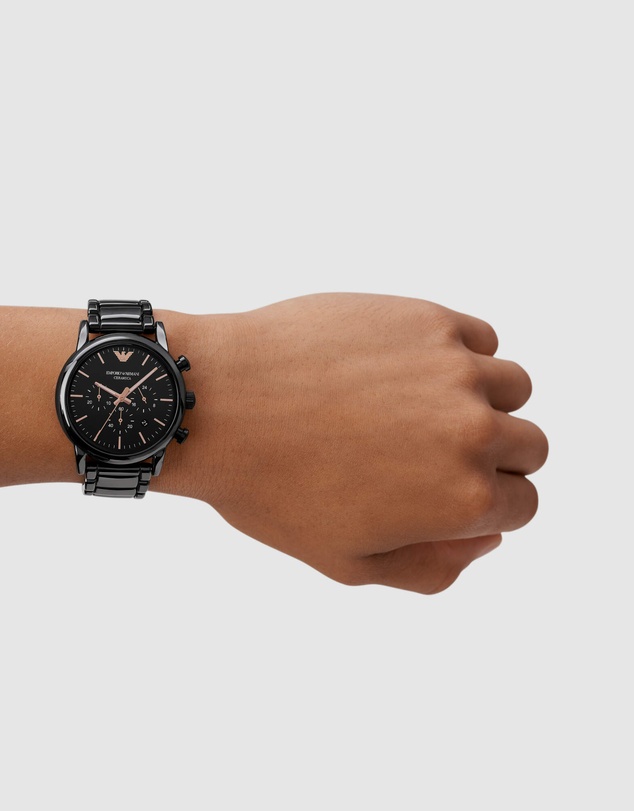 Emporio Armani - Black Chronograph Watch