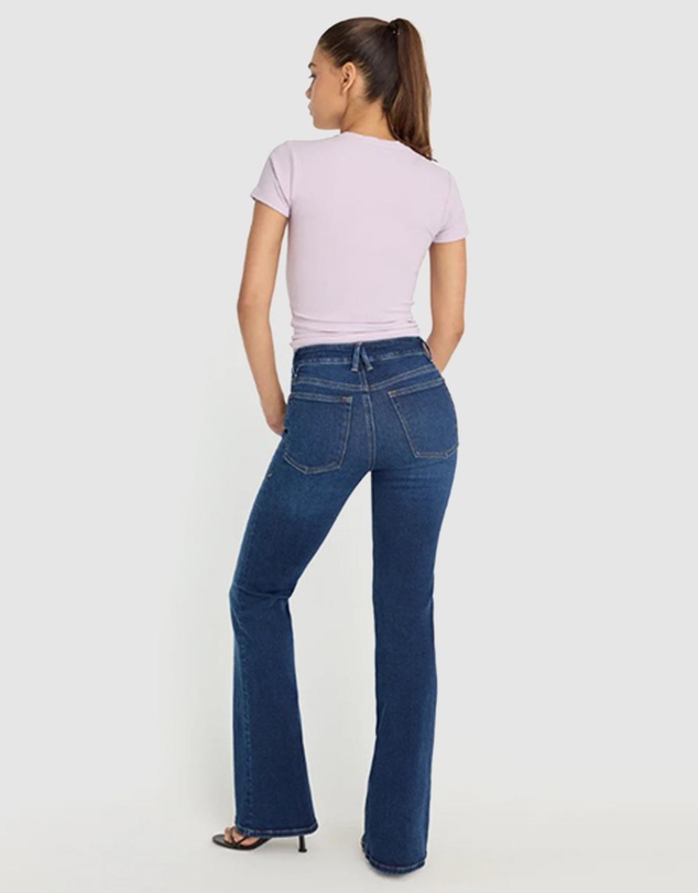 Good American - Compression Good Legs Flare Jeans