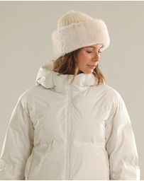 Morgan & Taylor - Kara Faux Fur Hat in Cream