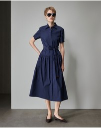 IDA+S - Chloe Navy Midi Dress