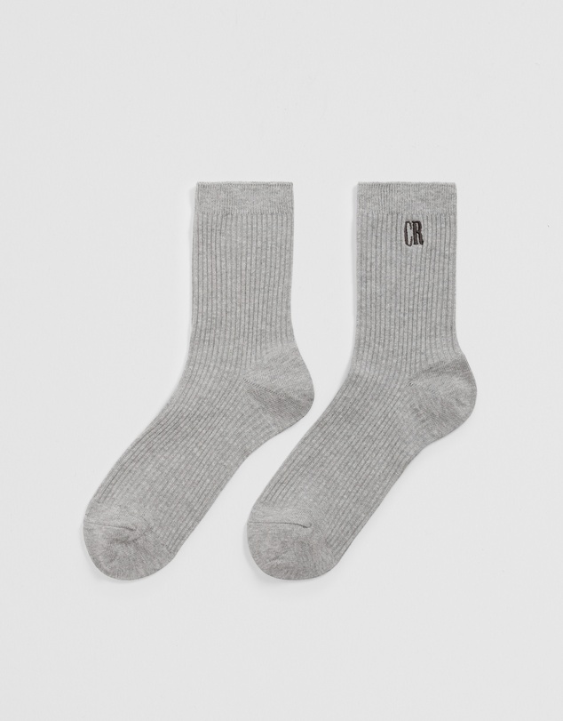Country Road - Australian Cotton Blend Cr Ribbed Three Quarter Crew Sock